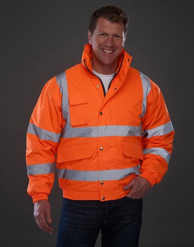Hivis fluo bomber - jacke,