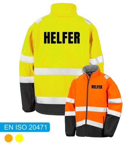 Helfer softshell warnjacke - softshell, |