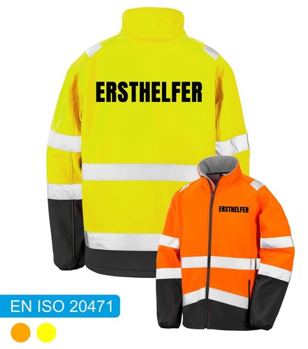 Ersthelfer softshell warnjacke - ersthelfer,