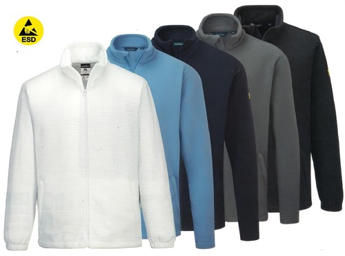 Antistatische esd fleecejacke - antistatische,