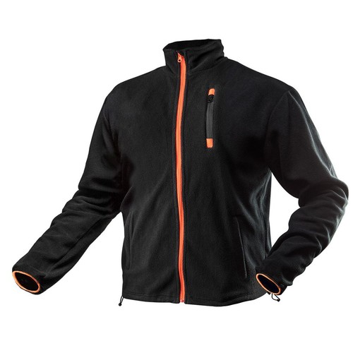 Profi fleecejacke schwarz - fleecejacke,