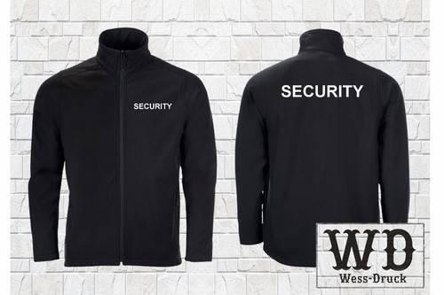 Security softshell jacke - security,