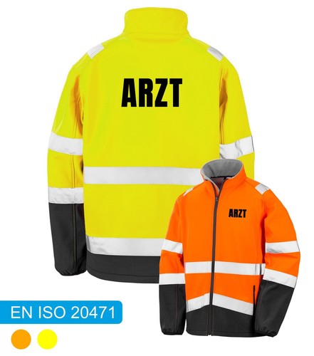 Arzt softshell warnjacke - softshell, |